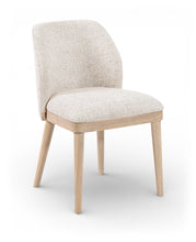 Load image into Gallery viewer, Valeo - Linen Textured Fabric Upholstered Dining Chair (Set of 2) - Painted Natural Base