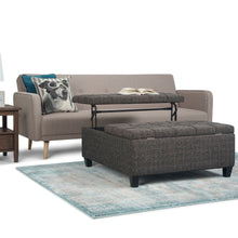 Load image into Gallery viewer, Harrison - Upholstered Coffee Table Storage Ottoman