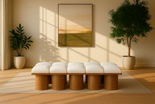 Load image into Gallery viewer, Pavilion - 10 Piece Modular Bench With Brown Base