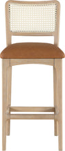 Load image into Gallery viewer, Atrium - Upholstered Bar Stool (Set of 2) - Brushed Natural Frame
