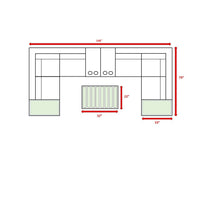 Load image into Gallery viewer, Wicker Sectional Seating Group With Cushions