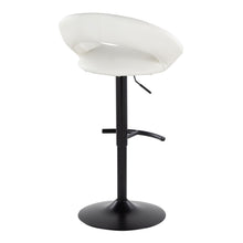 Load image into Gallery viewer, Posh - Contemporary Adjustable Barstool With Swivel & Rounded T Footrest (Set of 2)