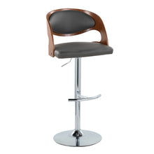 Load image into Gallery viewer, Pino - Mid Century Modern Adjustable Barstool & Swivel With Rounded T Footrest (Set of 2)
