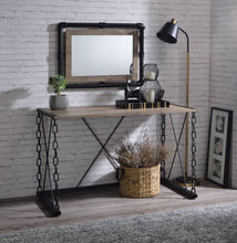 Load image into Gallery viewer, Jodie - Console Table - Rustic Oak / Antique Black