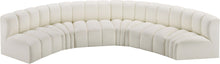 Load image into Gallery viewer, Arc - Faux Leather 6 Piece U-Shaped Modular Sofa