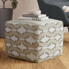 Load image into Gallery viewer, Rowan - Square Pouf Ottoman - Natural