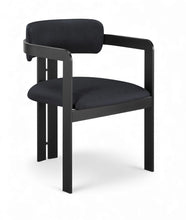 Load image into Gallery viewer, Aurum - Vegan Leather Upholstered Dining Chair With Graphite Black Base (Set of 2)