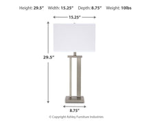 Load image into Gallery viewer, Aniela - Metal Table Lamp Set
