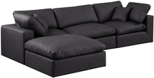 Load image into Gallery viewer, Comfy - 4 Piece Faux Leather Modular Sectional With Chaise
