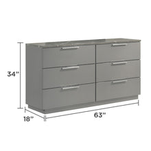 Load image into Gallery viewer, Elara - Dresser - Gray