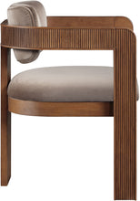 Load image into Gallery viewer, Sacha - Velvet Dining Chair With Brown Base (Set of 2)