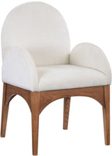 Load image into Gallery viewer, Waldorf - Chenille Dining Arm Chair With Brown Legs