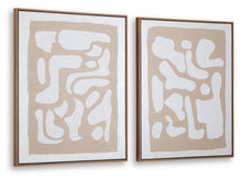 Load image into Gallery viewer, Waldett - Wall Art Set (Set of 2) - Beige / White