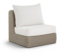 Load image into Gallery viewer, Seacrest - Olefin Water Resistant Fabric And Wicker Outdoor Patio Armless Chair