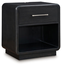 Load image into Gallery viewer, Rowanbeck - One Drawer Night Stand - Black