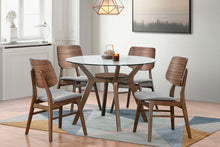 Load image into Gallery viewer, Oscar - Round Glass Dining Table Set