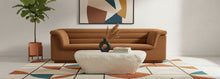 Load image into Gallery viewer, Cascade - Velvet Sofa - Saddle
