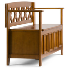 Load image into Gallery viewer, Amherst - Handcrafted Entryway Storage Bench