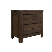 Load image into Gallery viewer, 2 Drawer Nightstand - Brown