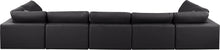 Load image into Gallery viewer, Comfy - 7 Piece Faux Leather Modular Armless Sectional