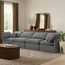 Load image into Gallery viewer, Indulge - Velvet 4 Seat Modular Sofa