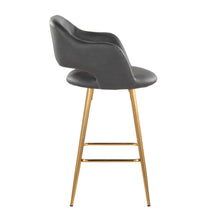 Load image into Gallery viewer, Margarite - Contemporary Fixed Height Counter Stool With Footrest (Set of 2) With Square