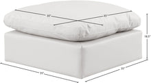 Load image into Gallery viewer, Indulge - Faux Leather Ottoman