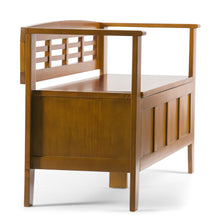 Load image into Gallery viewer, Adams - Entryway Storage Bench Handcrafted