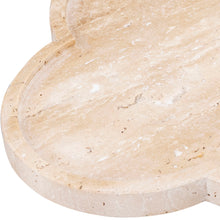Load image into Gallery viewer, Rimini - Travertine Clover Shaped Tray - Natural