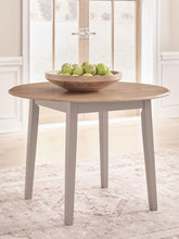 Load image into Gallery viewer, Harperfeld - Round Dining Room Drop Leaf Table - Natural / Gray