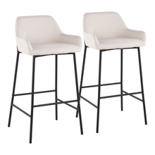 Load image into Gallery viewer, Daniella - Industrial Fixed Height Bar Stool (Set of 2)