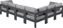 Load image into Gallery viewer, Nizuc - Outdoor Patio 6 Piece Modular Sectional With Gray Frame