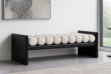 Load image into Gallery viewer, Waverly - Bench With Black Frame