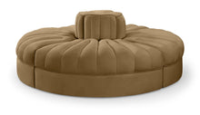 Load image into Gallery viewer, Rummi - Round Velvet Performance Fabric Upholstered 4 Piece Modular Sofa