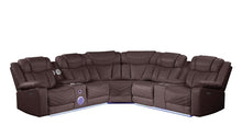 Load image into Gallery viewer, Galaxy Home Challenger Reversible Sectional Brown