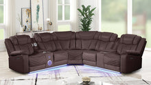 Load image into Gallery viewer, Galaxy Home Challenger Reversible Sectional Brown image