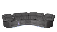 Load image into Gallery viewer, Galaxy Home Challenger Reversible Sectional Gray