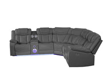 Load image into Gallery viewer, Galaxy Home Challenger Reversible Sectional Gray