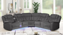 Load image into Gallery viewer, Galaxy Home Challenger Reversible Sectional Gray image