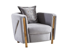 Load image into Gallery viewer, Galaxy Home Chanelle Chair in Gray image