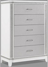 Load image into Gallery viewer, Crown Mark Furniture Ariane Chest in Silver and White image