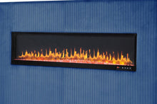 Load image into Gallery viewer, Galaxy Home Lizelle Queen Bed in with Ambient Lighting in Blue