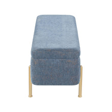 Load image into Gallery viewer, Daniella - Contemporary Bench - Gold / Blue