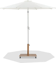 Load image into Gallery viewer, Fiji - Aluminum Patio Umbrella With Square Teak And White Base