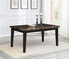 Load image into Gallery viewer, D150 - Faux Marble Dining Table - Brown