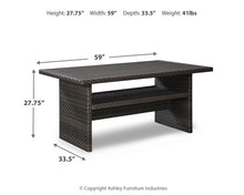 Load image into Gallery viewer, Easy Isle - RECT Multi-Use Table - Dark Brown / Beige