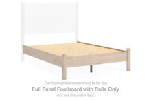 Load image into Gallery viewer, Cadmori - Full Panel Footboard With Rails - Tan