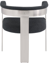 Load image into Gallery viewer, Romeo - Boucle Dining Chair With Silver Base (Set of 2)