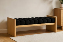 Load image into Gallery viewer, Waverly - Bench With Natural Frame