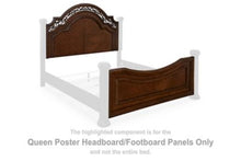 Load image into Gallery viewer, Lavinton - Queen Poster Headboard/ Footboard Panels - Brown